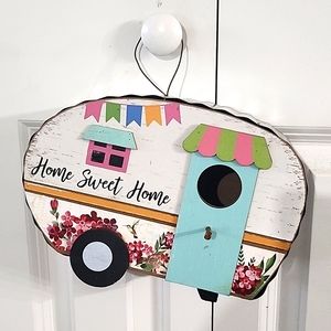 Happy Camper Home Sweet Home Bird House Decor
